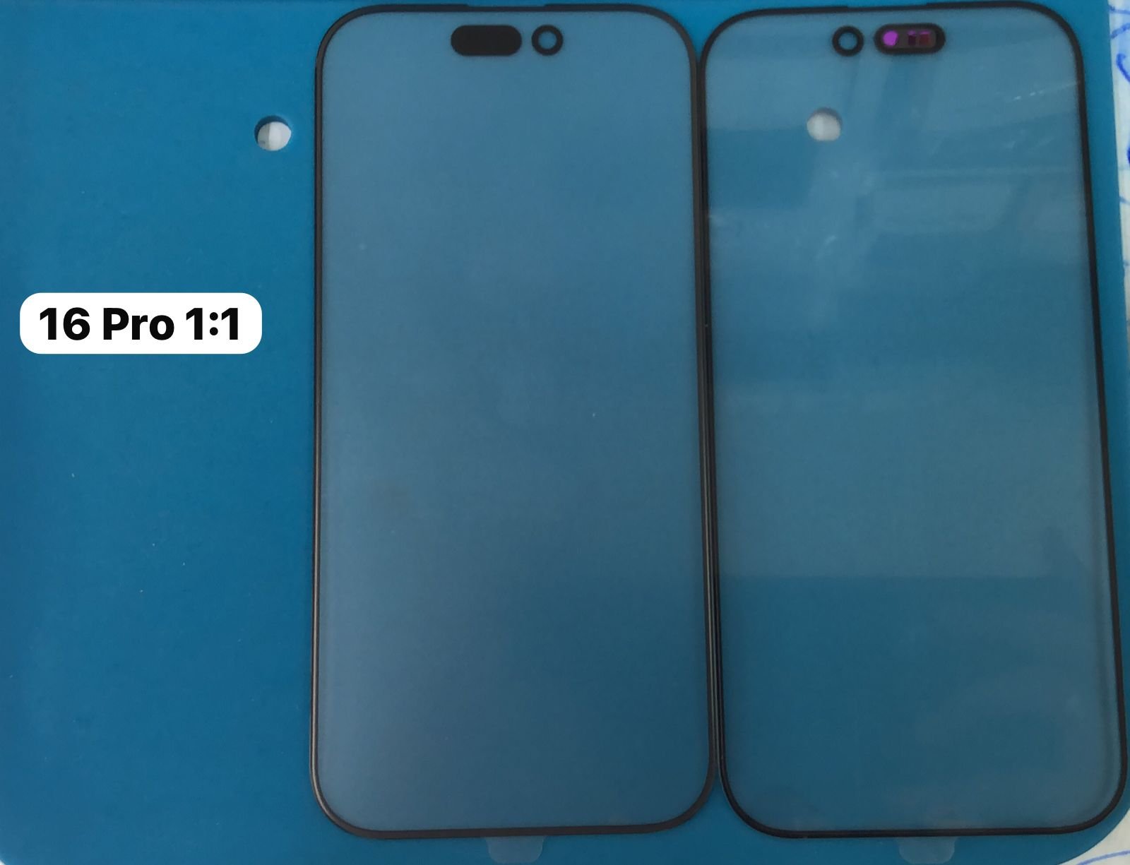 IPHONE 16 PRO VIDRO + OCA * FURO ORIGINAL 1:1